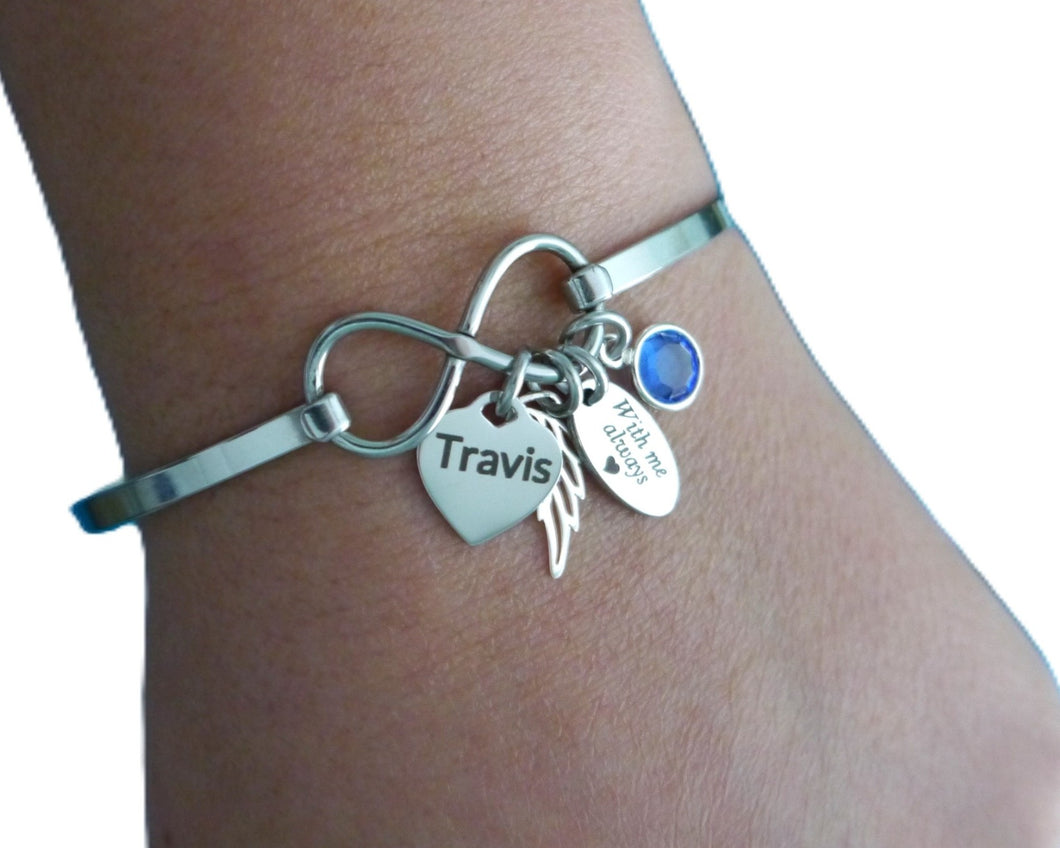 WITH ME ALWAYS INFINITY BANGLE
