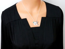 Load image into Gallery viewer, Cheerleader Necklace - Name Disc &amp; Birthstone
