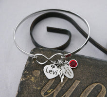 Load image into Gallery viewer, WITH ME ALWAYS INFINITY BANGLE