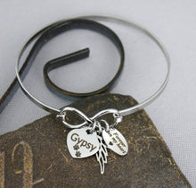 Load image into Gallery viewer, PET MEMORIAL BRACELET WITH CUSTOM NAME