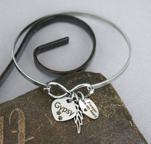 PET MEMORIAL BRACELET WITH CUSTOM NAME