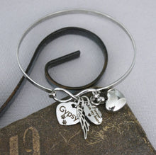 Load image into Gallery viewer, CUSTOM PET MEMORIAL BRACELET WITH URN FOR ASHES