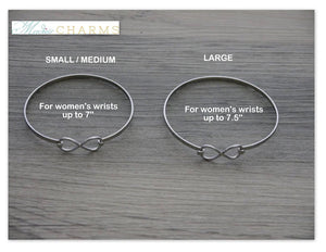 TWO MISCARRIAGES BRACELET WITH BABY FEET