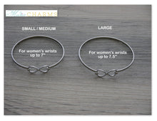 Load image into Gallery viewer, Brother Memorial Bracelet - Angel Wing Infinity Bracelet - With Custom Name Disc &amp; Birthstone