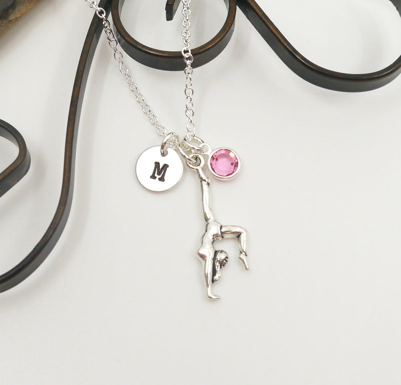 Gymnastics on sale charm necklace