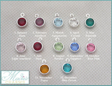 Load image into Gallery viewer, Microphone Necklace - Custom Name Disc - Birthstone