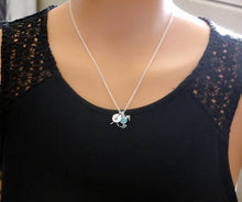 Load image into Gallery viewer, Horse Necklace - Initial Necklace - With Birthstone